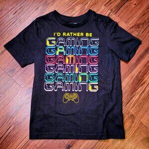 Gamer Graphic Tee  • Black  •  Multicolor  • Youth Size Small (6-7)